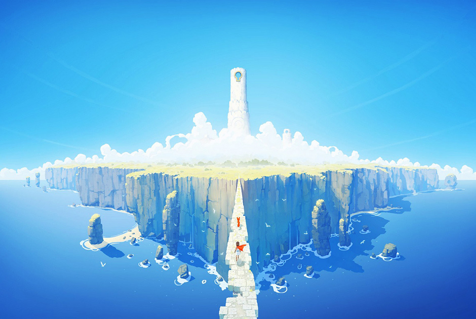 Приключение RiME подкупает своей яркой и красочной картинкой. Игроку предстоит исследовать руины давно исчезнувшей цивилизации.
