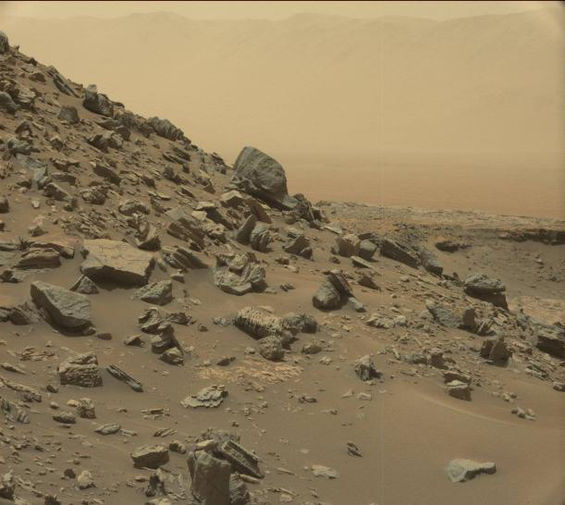 Снимок Марса, сделанный марсоходом Curiosity
