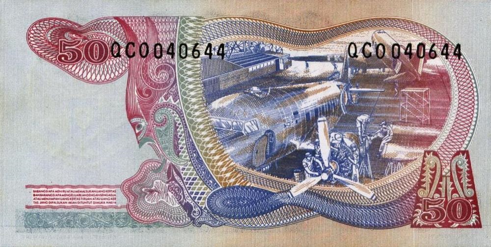 Indonesia50rupee1968