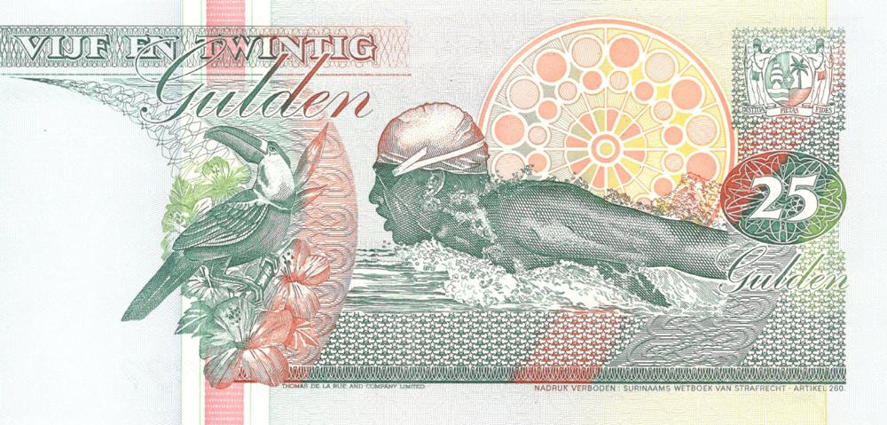 Surinam 25 gulden